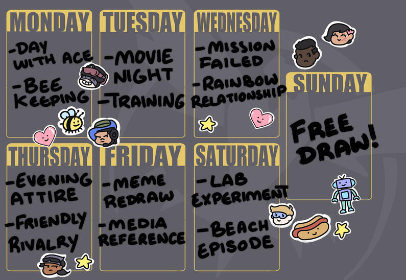 Prompt list for Nighthaven week 2022